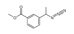 methyl 3-(1-azidoethyl)benzoate Structure