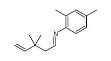 N-(2,4-dimethylphenyl)-3,3-dimethylpent-4-en-1-imine Structure