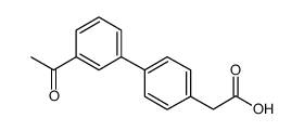 4-联苯-3-乙酰基-乙酸结构式