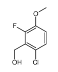 6-CHLORO-2-FLUORO-3-METHOXYBENZYL ALCOHOL结构式