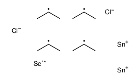 chloro-di(propan-2-yl)tin,selenium Structure