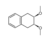 cis-2,3-dimethoxy-1,2,3,4-tetrahydronaphthalene结构式