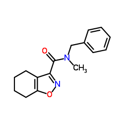 N-Benzyl-N-methyl-4,5,6,7-tetrahydro-1,2-benzoxazole-3-carboxamide Structure