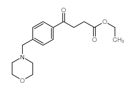 ETHYL 4-[4-(MORPHOLINOMETHYL)PHENYL]-4-OXOBUTYRATE图片