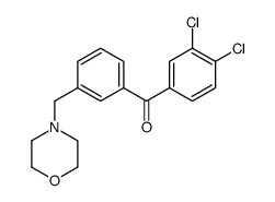 3,4-DICHLORO-3'-MORPHOLINOMETHYL BENZOPHENONE图片