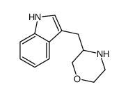 3-(1H-indol-3-ylmethyl)morpholine Structure