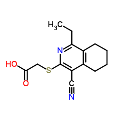 (4-CYANO-1-ETHYL-5,6,7,8-TETRAHYDRO-ISOQUINOLIN-3-YLSULFANYL)-ACETIC ACID picture