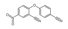 2-(4-cyanophenoxy)-5-nitrobenzonitrile结构式