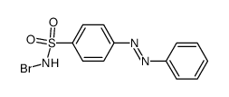 4-phenylazo-benzenesulfonic acid bromoamide Structure