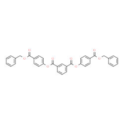 Isophthalic acid bis(4-benzyloxycarbonylphenyl) ester结构式