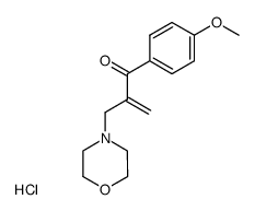 1-(4-methoxyphenyl)-2-(1-morpholinomethyl)-2-propen-1-one hydrochloride Structure