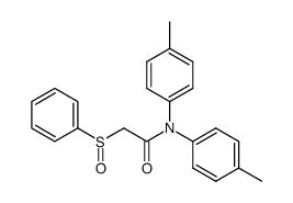 2-(phenylsulfinyl)-N,N-di-p-tolylacetamide Structure