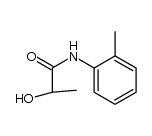 DL-lactic acid o-toluidide Structure