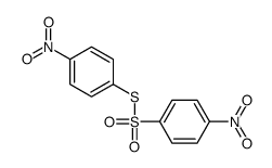 1-nitro-4-(4-nitrophenyl)sulfonylsulfanylbenzene Structure