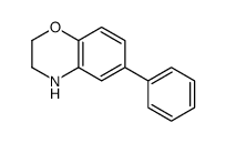 6-苯基-3,4-二氢-2H-苯并[1,4]噁嗪结构式