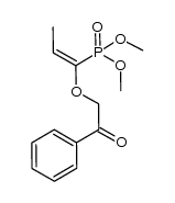 dimethyl-1-(1-phenyletanonoxy)-prop-1-ene phosphonate Structure