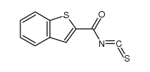 2-isothiocyanatocarbonylbenzothiophene Structure