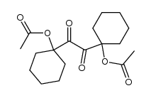 1,2-bis-(1-acetoxy-cyclohexyl)-ethanedione结构式