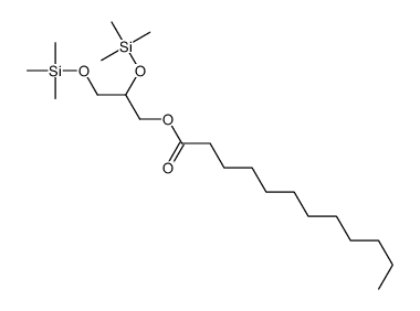 Lauric acid 2,3-bis(trimethylsilyloxy)propyl ester结构式