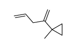 1-methyl-1-(1-methylene-3-butenyl)cyclopropane结构式