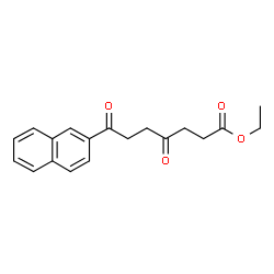 ETHYL7-(NAPHTHALEN-2-YL)-4,7-DIOXOHEPTANOATE Structure