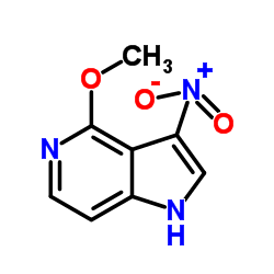 4-Methoxy-3-nitro-5-azaindole structure