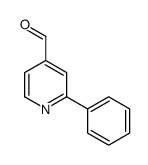 2-Phenylpyridine-4-carboxaldehyde structure