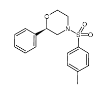 (R)-2-phenyl-4-(4-methylbenzenesulfonyl)morpholine Structure