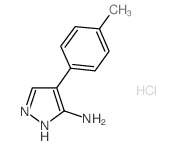 4-p-Tolyl-2H-pyrazol-3-ylamine hydrochloride Structure