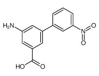 3-amino-5-(3-nitrophenyl)benzoic acid结构式