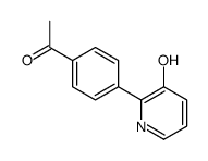 1-[4-(3-hydroxypyridin-2-yl)phenyl]ethanone Structure