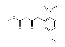 Methyl 4-(5-methoxy-2-nitrophenyl)-3-oxobutyrate Structure