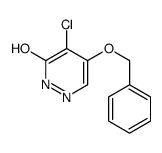 5-chloro-4-phenylmethoxy-1H-pyridazin-6-one Structure