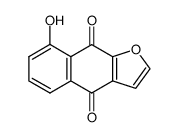 8-Hydroxy-naphtho[2,3-b]furan-4,9-dione Structure