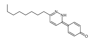 4-(3-octyl-1H-pyridazin-6-ylidene)cyclohexa-2,5-dien-1-one Structure