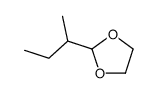 2-(1-Methylpropyl)-1,3-dioxolane Structure