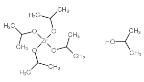 zirconium(iv) isopropoxide isopropanol Structure