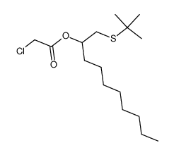 1-(tert-butylthio)decan-2-yl 2-chloroacetate Structure