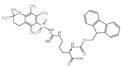 Fmoc-D-Arg(Pmc)-OH structure