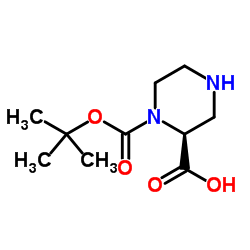 (S)-1-Boc-哌嗪-2-羧酸图片