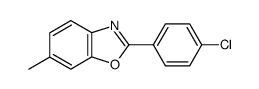 2-(4-chlorophenyl)-6-methylbenzo[d]oxazole Structure