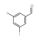 3,5-二碘苯甲醛结构式