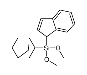 3-bicyclo[2.2.1]heptanyl-(1H-inden-1-yl)-dimethoxysilane Structure