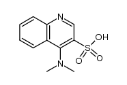 4-dimethylamino-3-quinolinesulfonic acid Structure