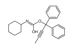 N-Cyclohexylcarbamic acid 1,1-diphenyl-2-butynyl ester picture