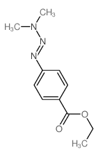 Benzoic acid,4-(3,3-dimethyl-1-triazen-1-yl)-, ethyl ester structure