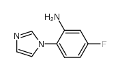 5-氟-2-咪唑苯胺结构式