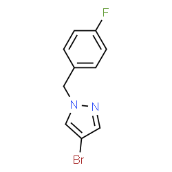 4-Bromo-1-(4-fluorobenzyl)-1H-pyrazole Structure