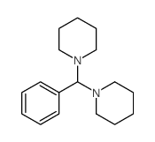 Piperidine,1,1'-(phenylmethylene)bis- Structure