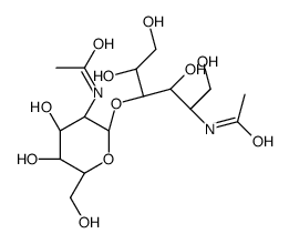 N N'-DIACETYLCHITOBIITOL结构式